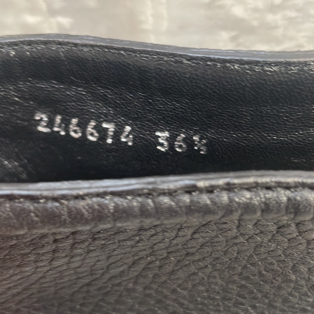 Vintage Knee-high Guccissima platforms in black leather. - Picture 6 of 8